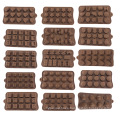 Diverse models Silicone Candy Chocolate Molds Flexible Baking Mold for Jello Shaping Hard or Gummy Candies